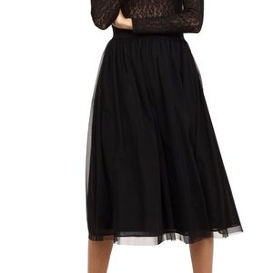 H&M Skirts - H&M Black Tulle Midi Skirt H&M Skirts - H&M Black Tulle Midi Skirt